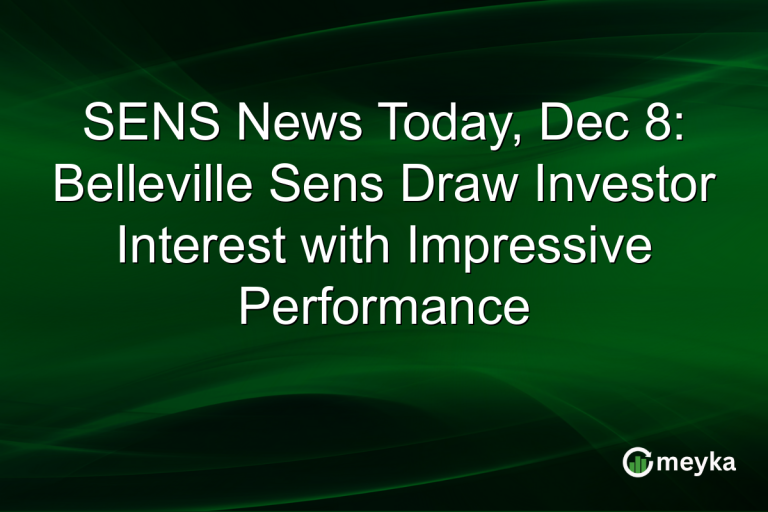 SENS News Today, Dec 8: Belleville Sens Draw Investor Interest with Impressive Performance