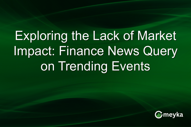 Exploring the Lack of Market Impact: Finance News Query on Trending Events