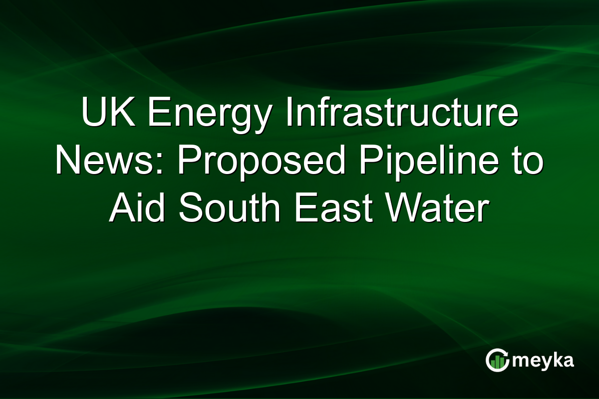 UK Energy Infrastructure News: Proposed Pipeline to Aid South East Water