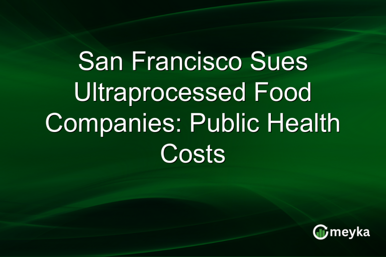San Francisco Sues Ultraprocessed Food Companies: Public Health Costs