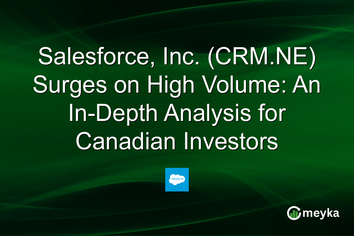 Salesforce, Inc. (CRM.NE) Surges on High Volume: An In-Depth Analysis for Canadian Investors