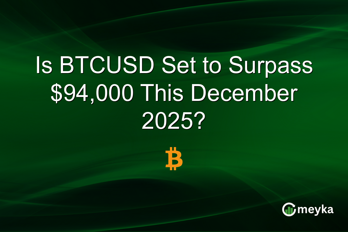 Is BTCUSD Set to Surpass $94,000 This December 2025?