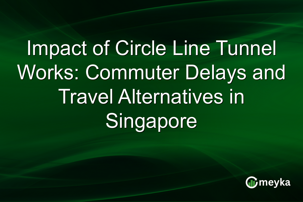 Impact of Circle Line Tunnel Works: Commuter Delays and Travel Alternatives in Singapore