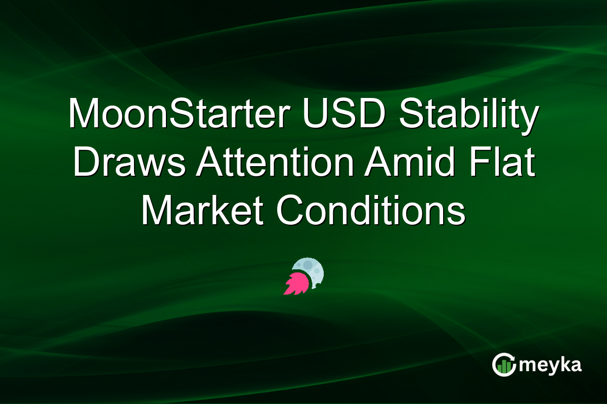 MoonStarter USD Stability Draws Attention Amid Flat Market Conditions
