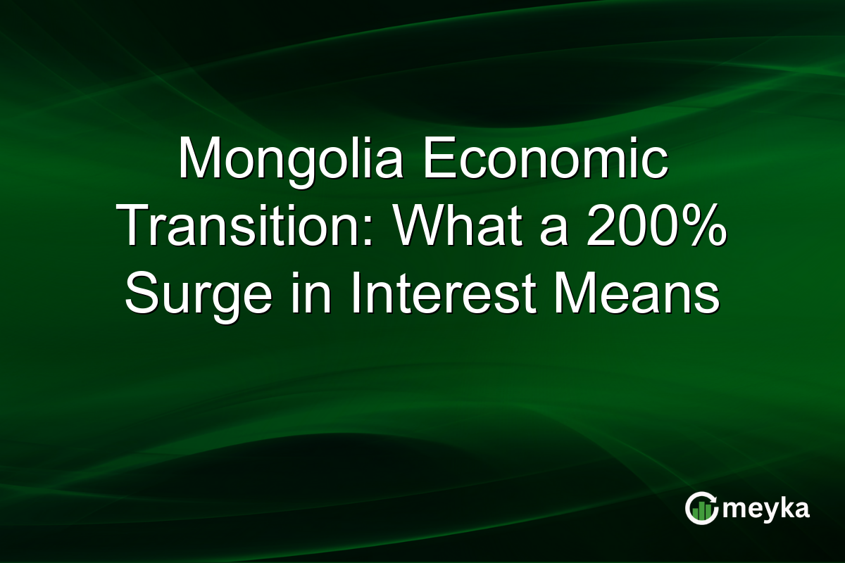 Mongolia Economic Transition: What a 200% Surge in Interest Means