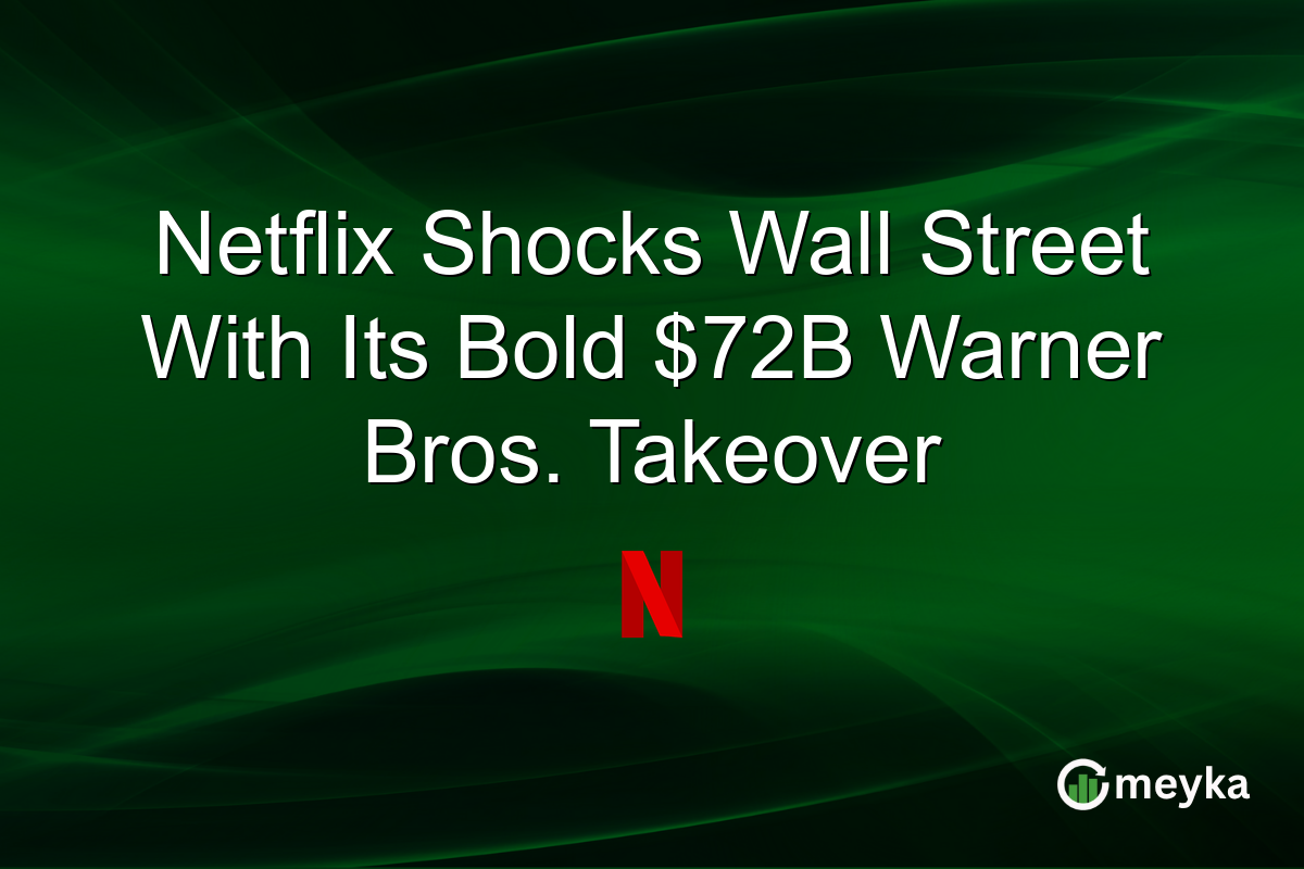 Netflix Shocks Wall Street With Its Bold $72B Warner Bros. Takeover