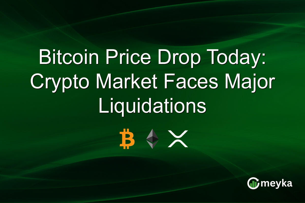 Bitcoin Price Drop Today: Crypto Market Faces Major Liquidations