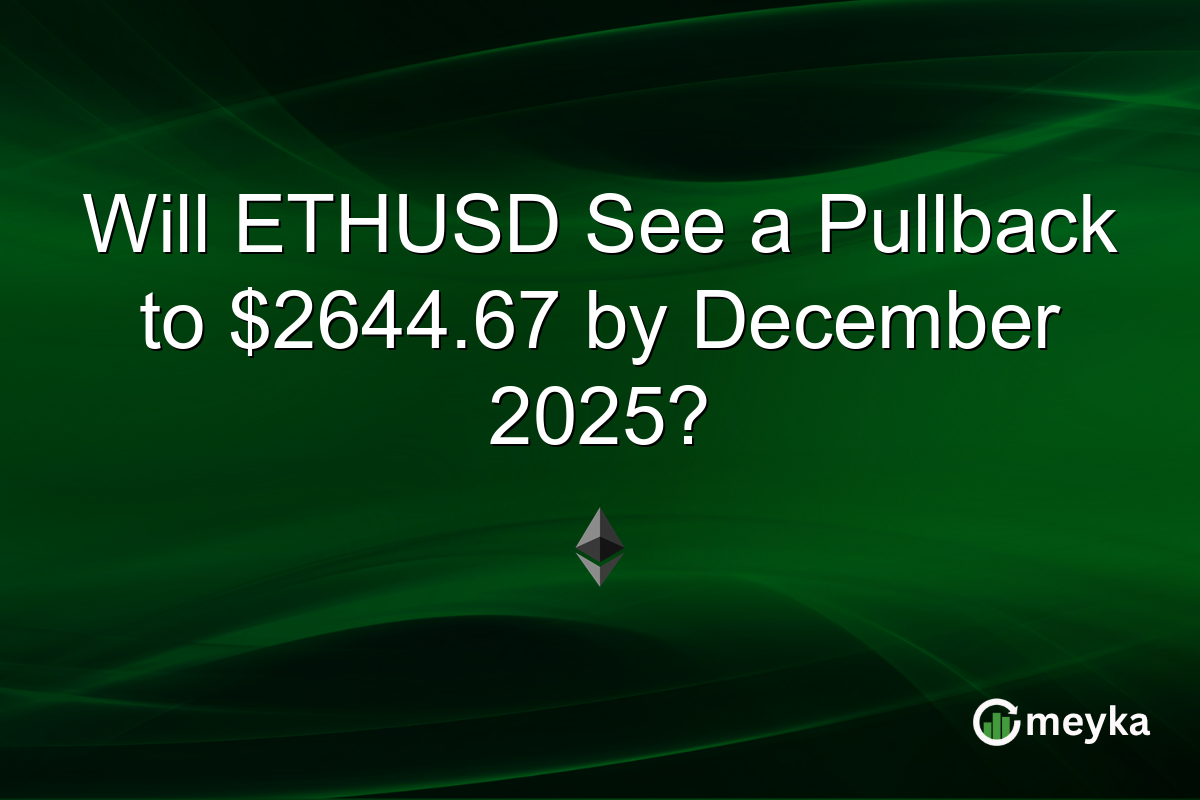 Will ETHUSD See a Pullback to $2644.67 by December 2025?