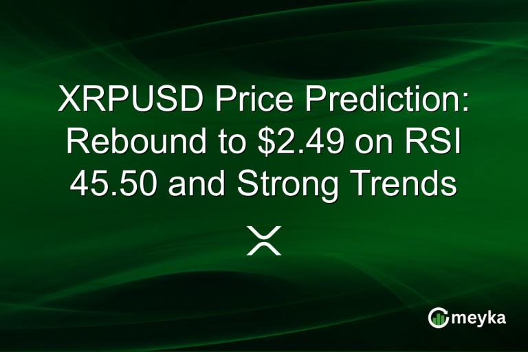 XRPUSD Price Prediction: Rebound to $2.49 on RSI 45.50 and Strong Trends