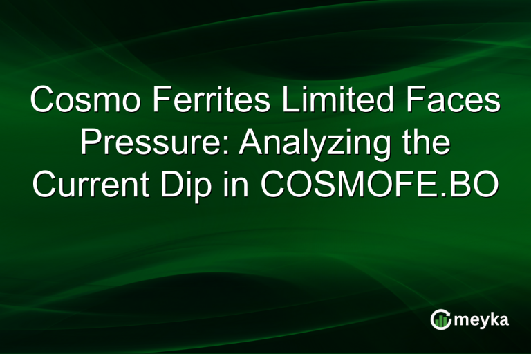 Cosmo Ferrites Limited Faces Pressure: Analyzing the Current Dip in COSMOFE.BO