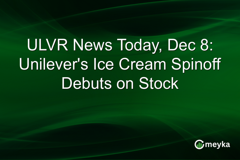 ULVR News Today, Dec 8: Unilever's Ice Cream Spinoff Debuts on Stock