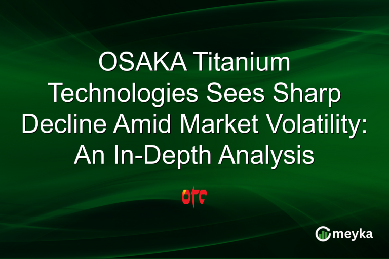OSAKA Titanium Technologies Sees Sharp Decline Amid Market Volatility: An In-Depth Analysis