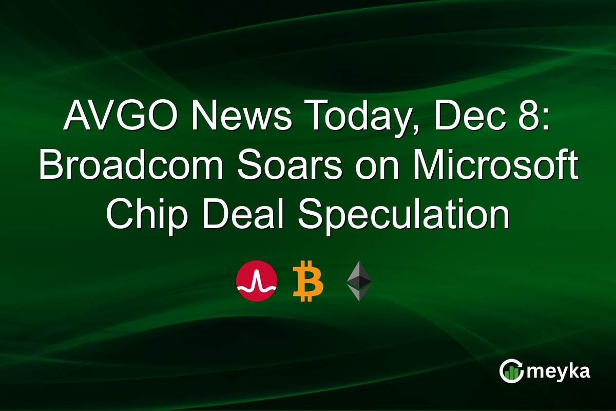 AVGO News Today, Dec 8: Broadcom Soars on Microsoft Chip Deal Speculation