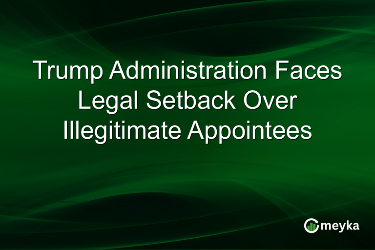 Trump Administration Faces Legal Setback Over Illegitimate Appointees