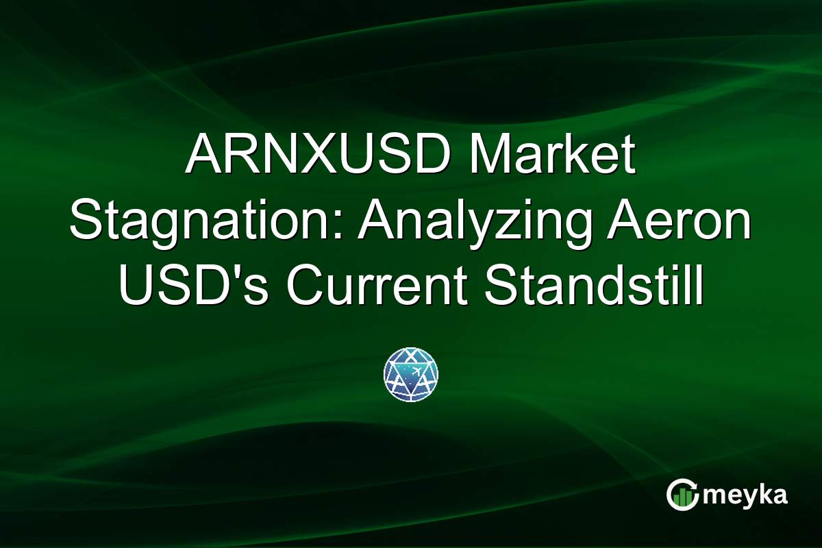 ARNXUSD Market Stagnation: Analyzing Aeron USD's Current Standstill