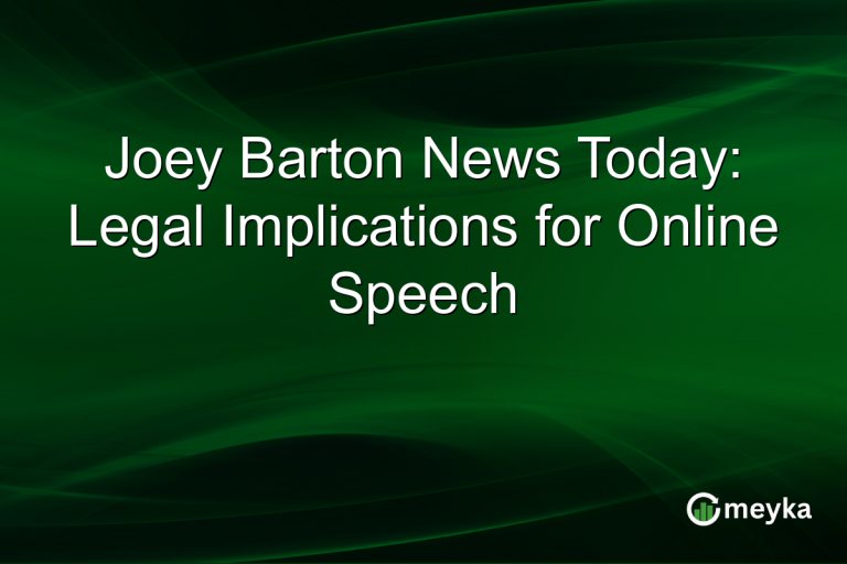 Joey Barton News Today: Legal Implications for Online Speech