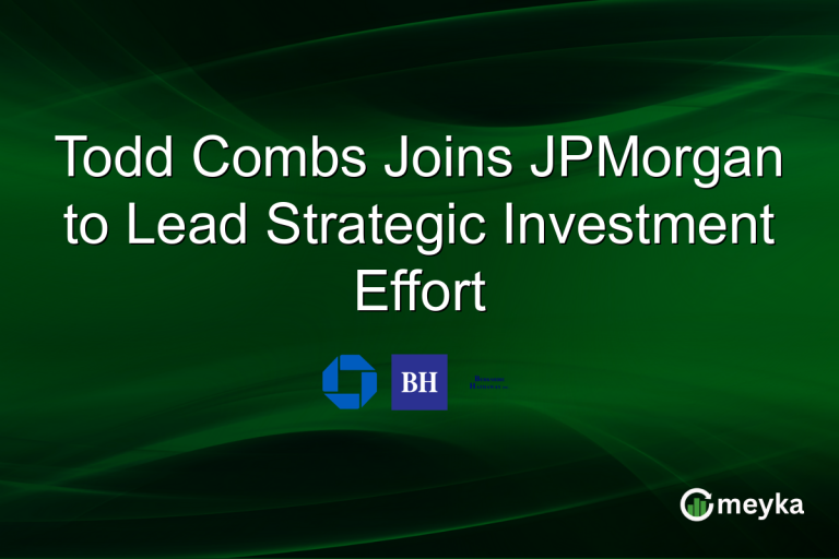 Todd Combs Joins JPMorgan to Lead Strategic Investment Effort