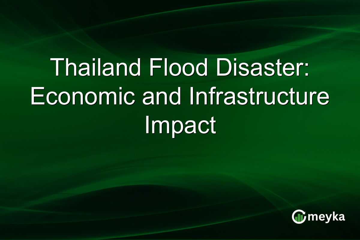 Thailand Flood Disaster: Economic and Infrastructure Impact