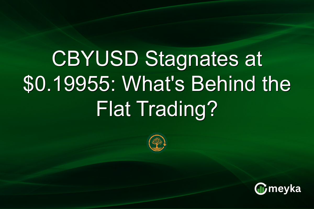CBYUSD Stagnates at $0.19955: What's Behind the Flat Trading?