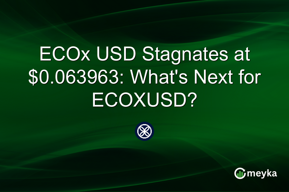 ECOx USD Stagnates at $0.063963: What's Next for ECOXUSD?