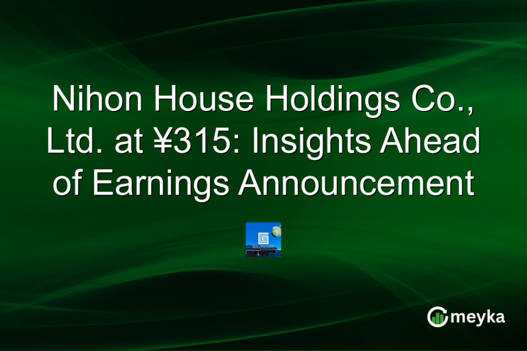 Nihon House Holdings Co., Ltd. at ¥315: Insights Ahead of Earnings Announcement