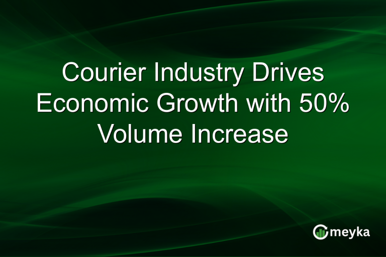 Courier Industry Drives Economic Growth with 50% Volume Increase