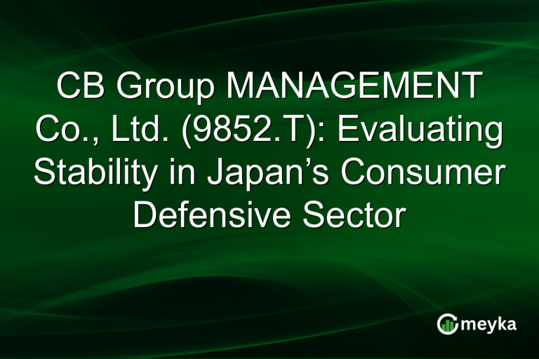 CB Group MANAGEMENT Co., Ltd. (9852.T): Evaluating Stability in Japan’s Consumer Defensive Sector