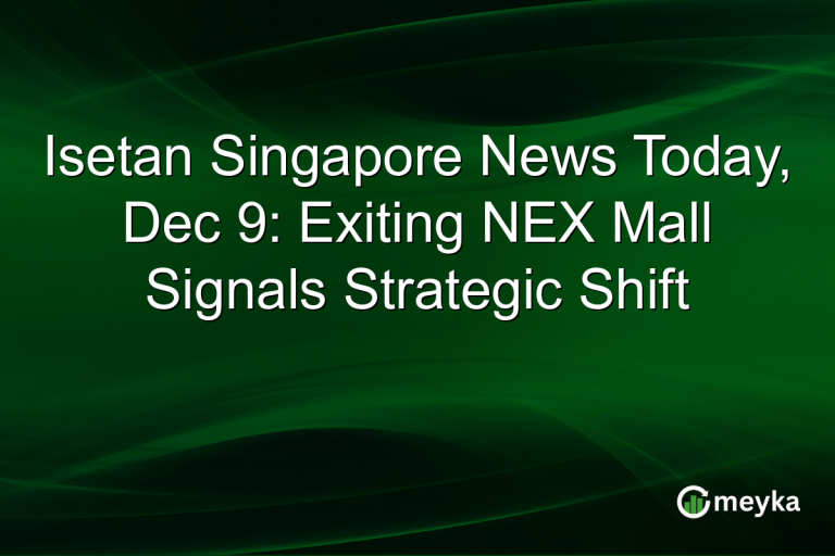 Isetan Singapore News Today, Dec 9: Exiting NEX Mall Signals Strategic Shift