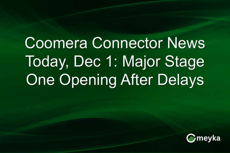 Coomera Connector News Today, Dec 1: Major Stage One Opening After Delays