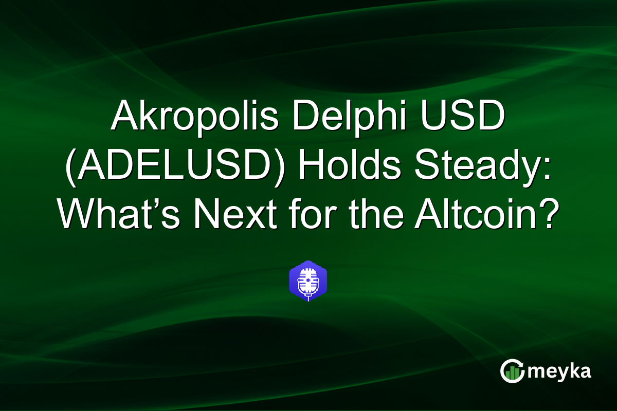Akropolis Delphi USD (ADELUSD) Holds Steady: What’s Next for the Altcoin?