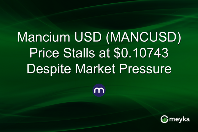 Mancium USD (MANCUSD) Price Stalls at $0.10743 Despite Market Pressure