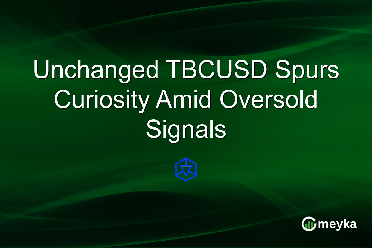 Unchanged TBCUSD Spurs Curiosity Amid Oversold Signals
