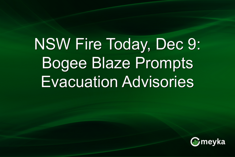 NSW Fire Today, Dec 9: Bogee Blaze Prompts Evacuation Advisories