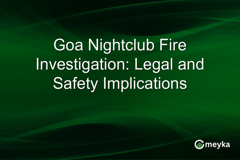 Goa Nightclub Fire Investigation: Legal and Safety Implications
