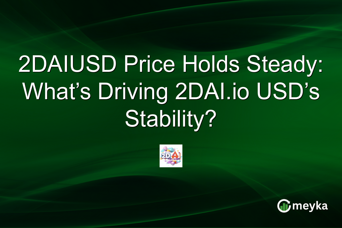 2DAIUSD Price Holds Steady: What’s Driving 2DAI.io USD’s Stability?