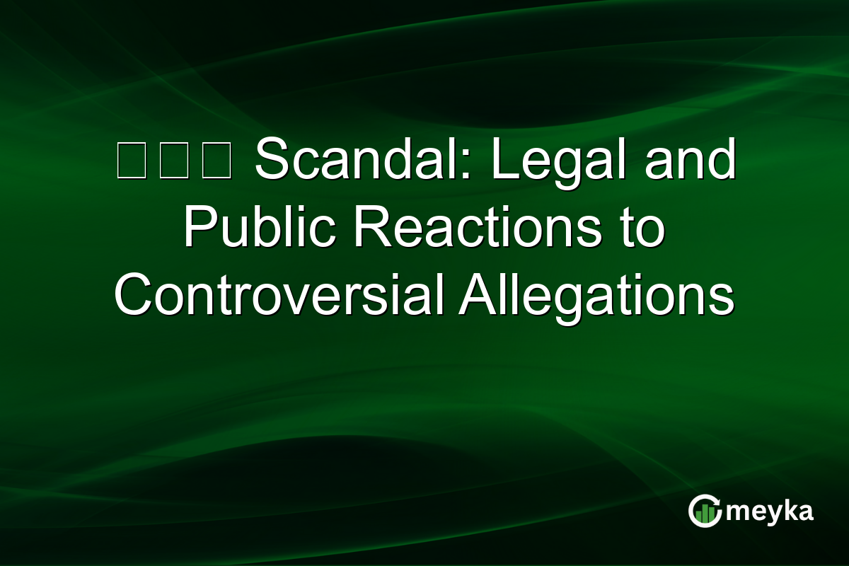 蓝战非 Scandal: Legal and Public Reactions to Controversial Allegations