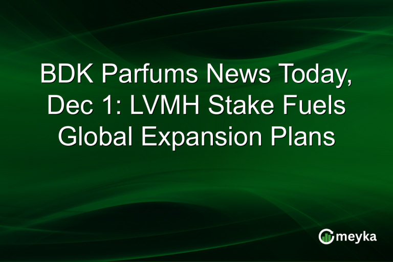 BDK Parfums News Today, Dec 1: LVMH Stake Fuels Global Expansion Plans