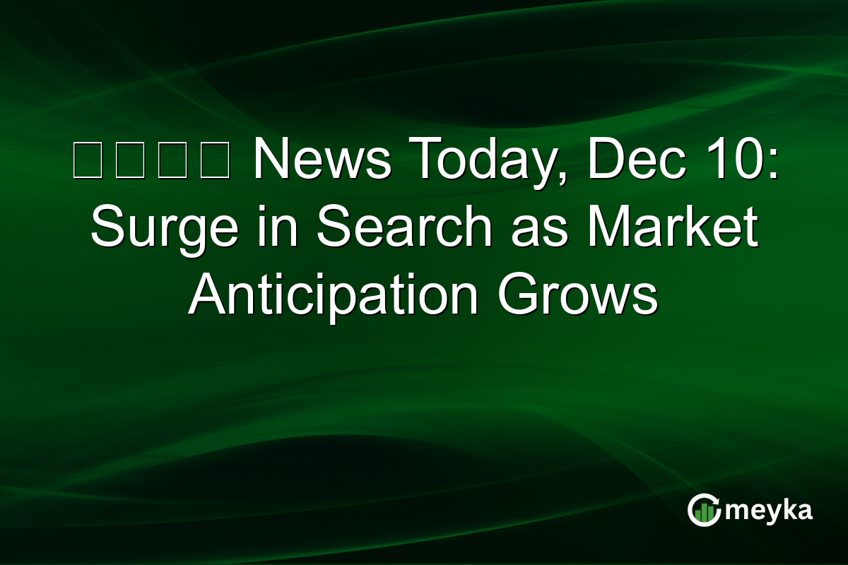 スシロー News Today, Dec 10: Surge in Search as Market Anticipation Grows