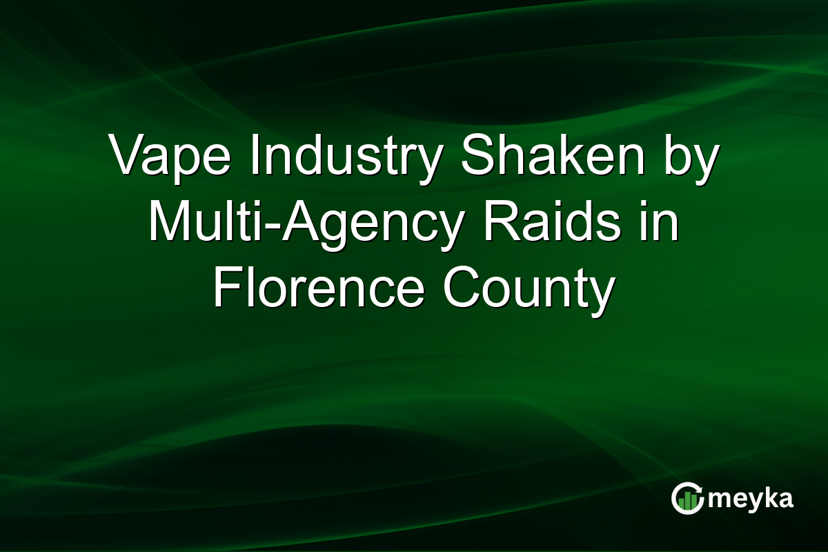 Vape Industry Shaken by Multi-Agency Raids in Florence County
