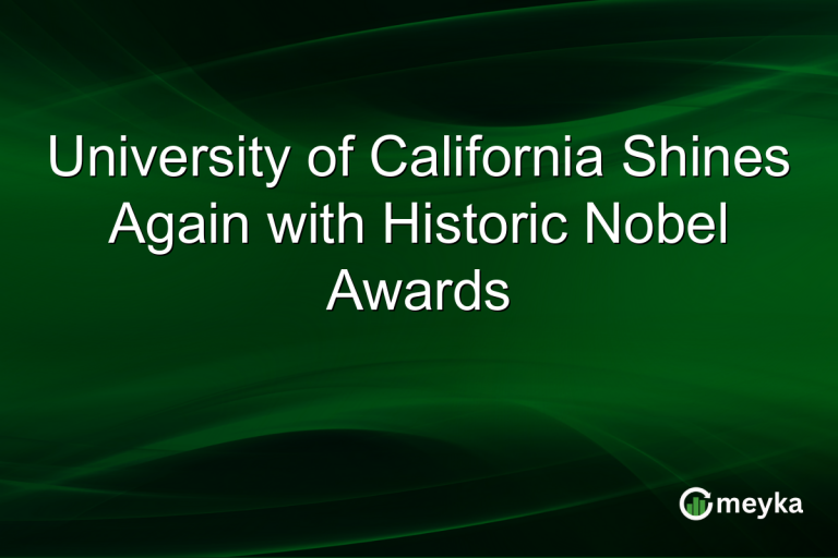 University of California Shines Again with Historic Nobel Awards