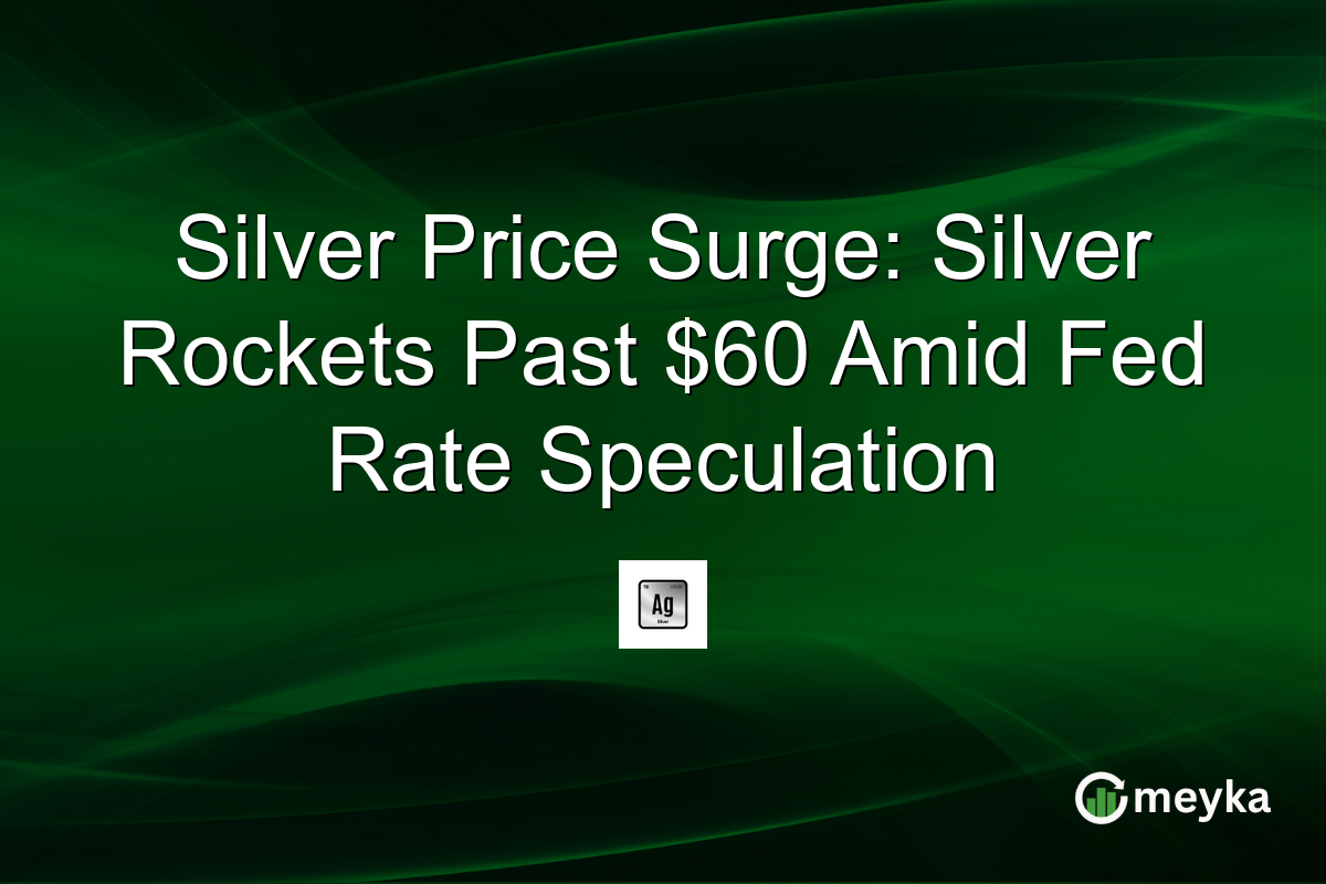 Silver Price Surge: Silver Rockets Past $60 Amid Fed Rate Speculation