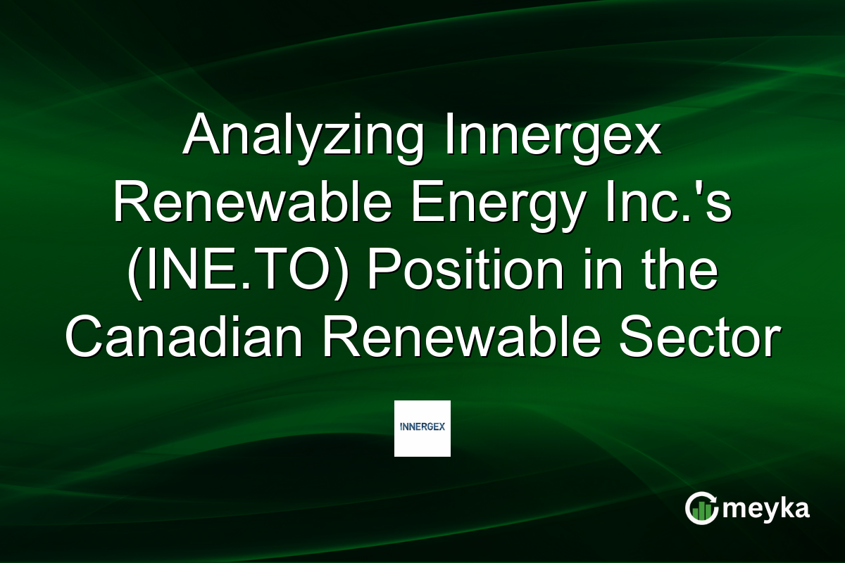 Analyzing Innergex Renewable Energy Inc.'s (INE.TO) Position in the Canadian Renewable Sector