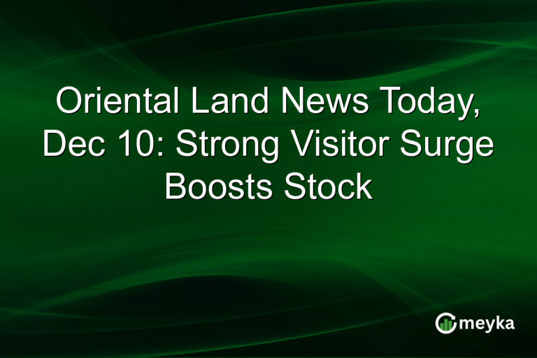 Oriental Land News Today, Dec 10: Strong Visitor Surge Boosts Stock