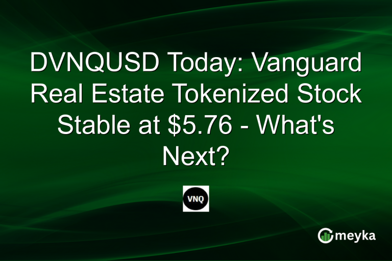 DVNQUSD Today: Vanguard Real Estate Tokenized Stock Stable at $5.76 - What's Next?