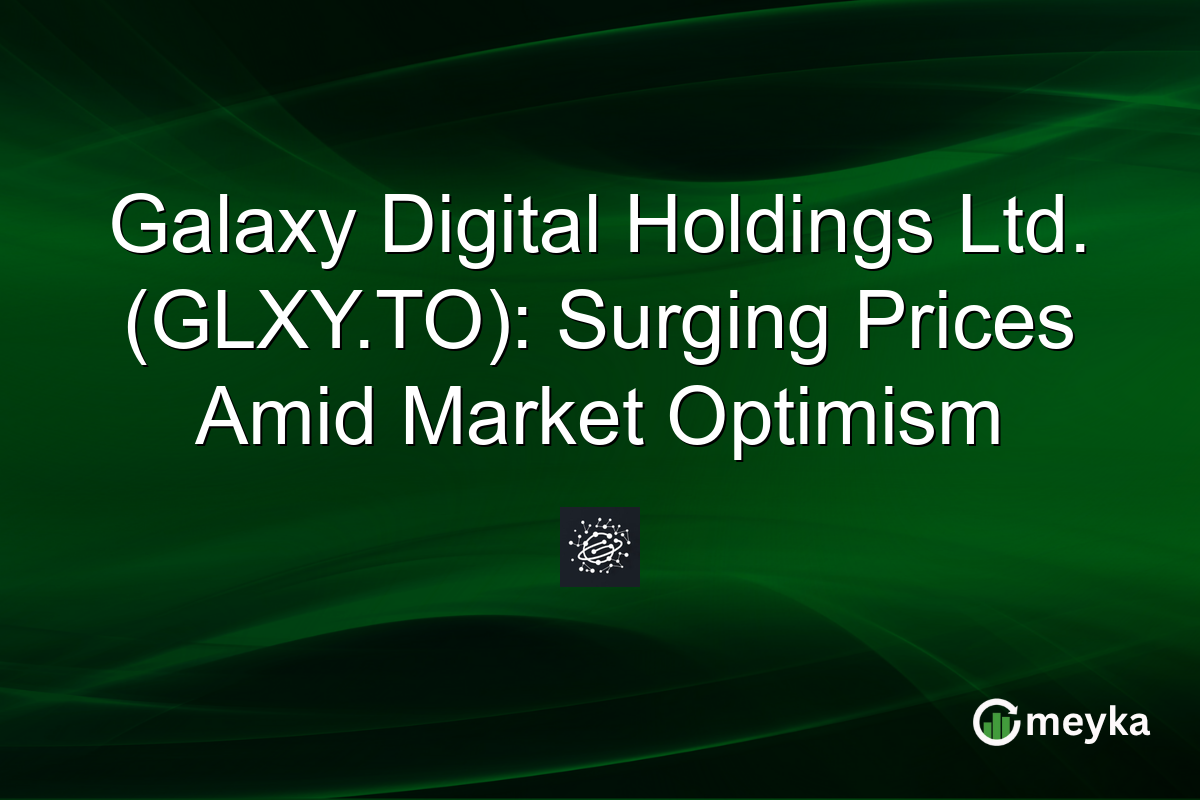 Galaxy Digital Holdings Ltd. (GLXY.TO): Surging Prices Amid Market Optimism