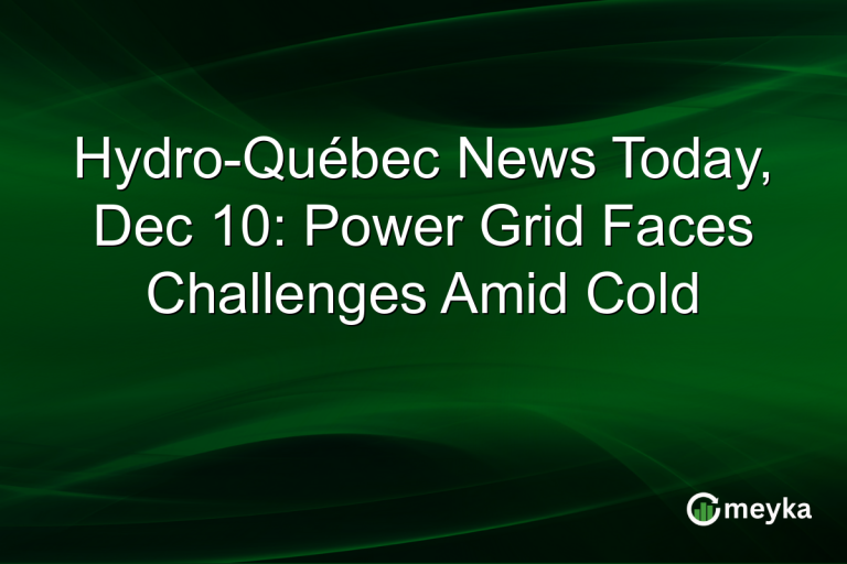 Hydro-Québec News Today, Dec 10: Power Grid Faces Challenges Amid Cold
