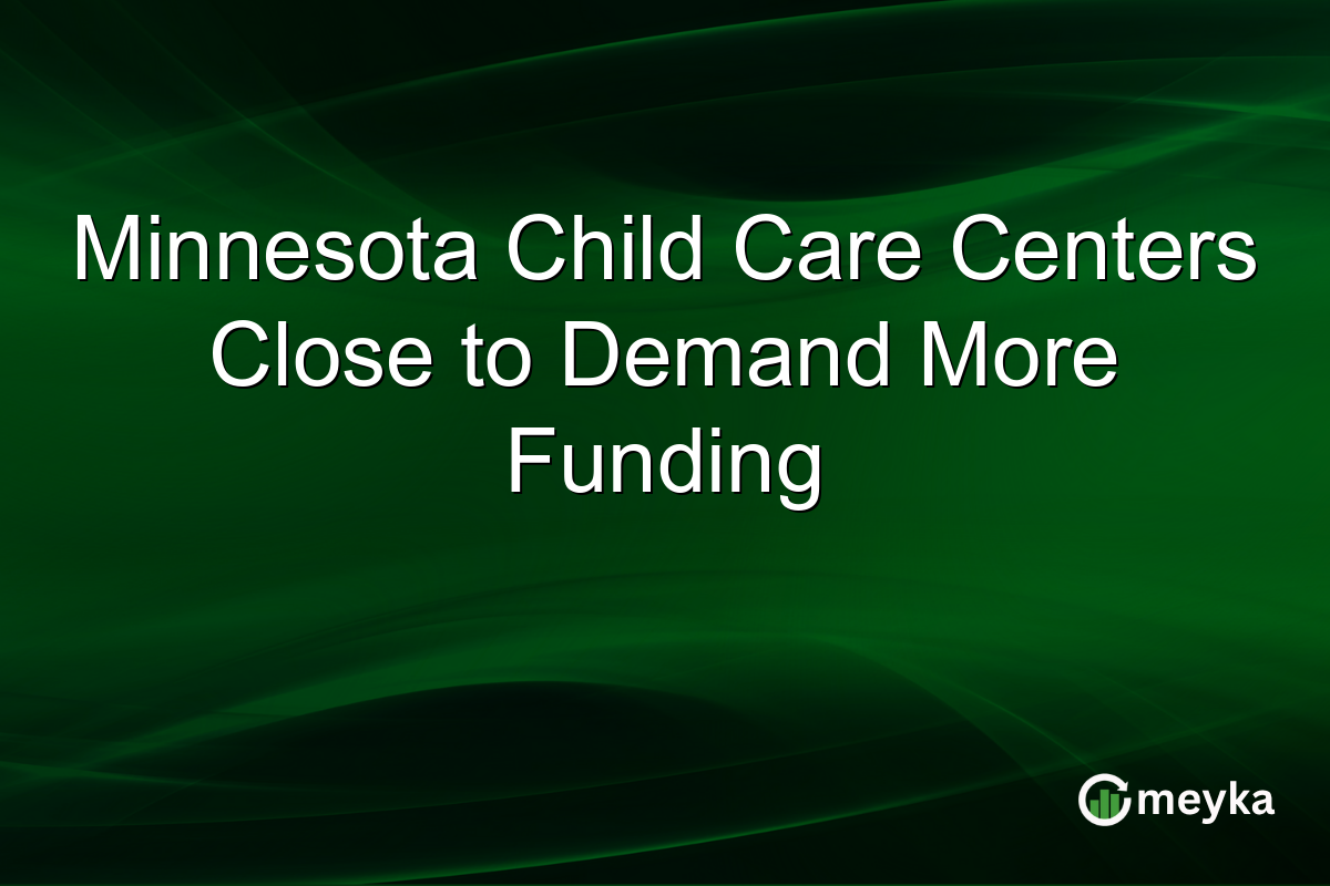 Minnesota Child Care Centers Close to Demand More Funding