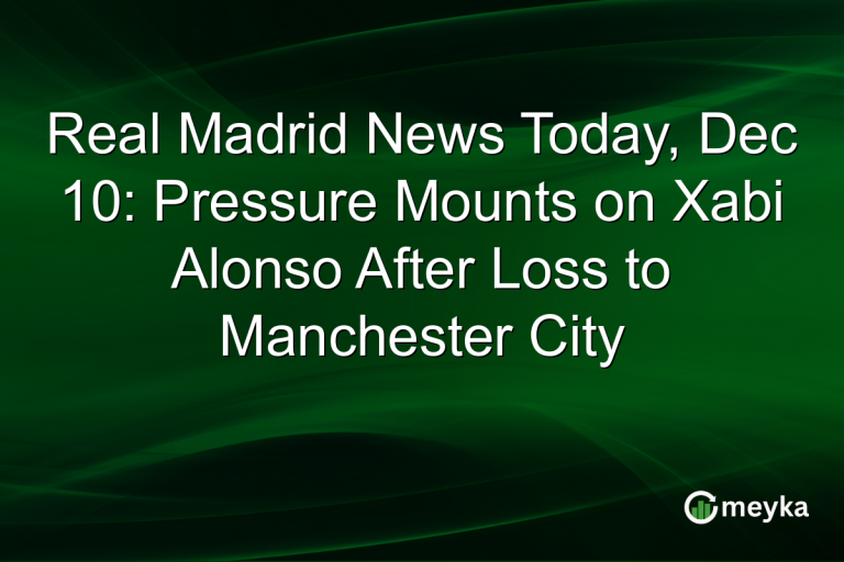 Real Madrid News Today, Dec 10: Pressure Mounts on Xabi Alonso After Loss to Manchester City