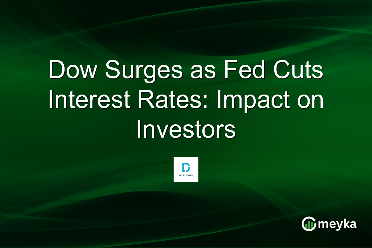 Dow Surges as Fed Cuts Interest Rates: Impact on Investors
