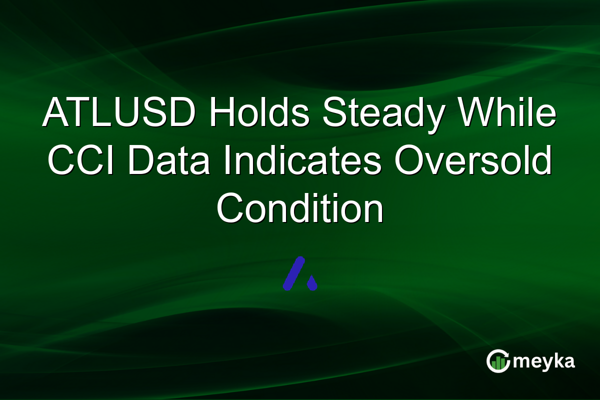 ATLUSD Holds Steady While CCI Data Indicates Oversold Condition